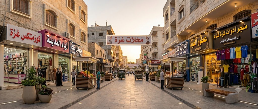 محلات غزة